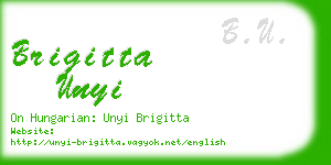 brigitta unyi business card